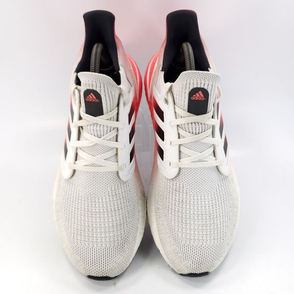 Adidas Ultraboost 2020 Athletic Running Shoe Mens Size 8 EG5177 White Red Black - Picture 2 of 9